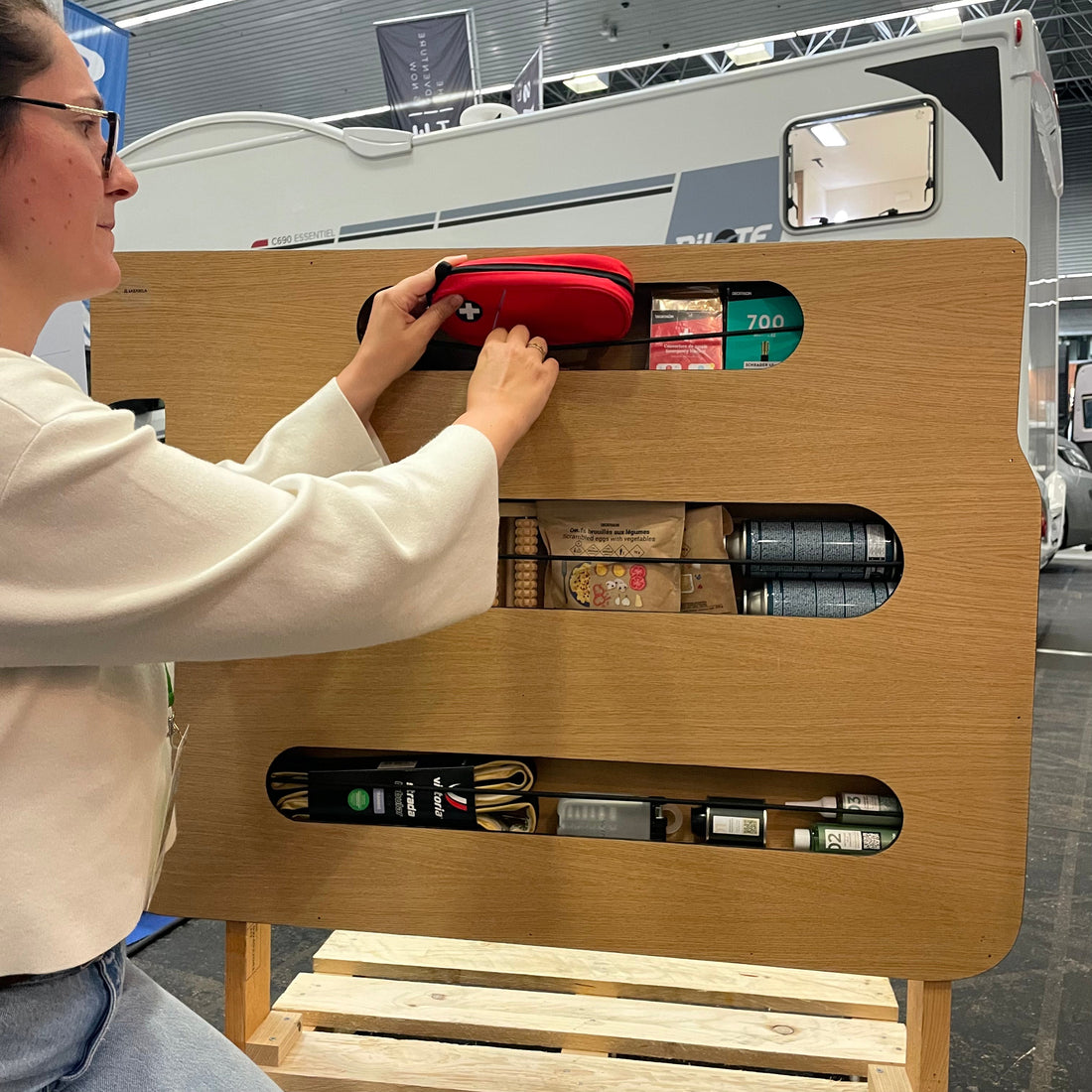 Gran éxito del panel organizador para furgoneta en la Feria de Caravaning Euskadi 2025