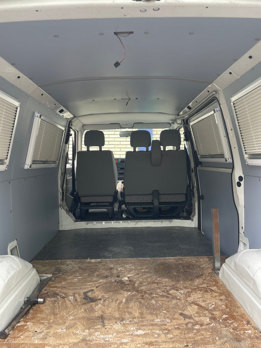 XUME Panel mitad superior puerta fija lisa VW T4