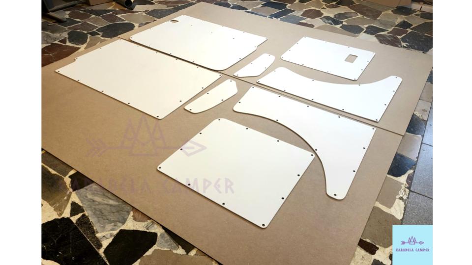 PACK 8 SMOOTH PANELS VW T5 & T6